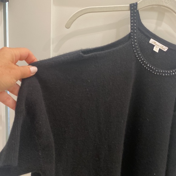 Minnie Rose black cashmere sweater M - Picture 3 of 5